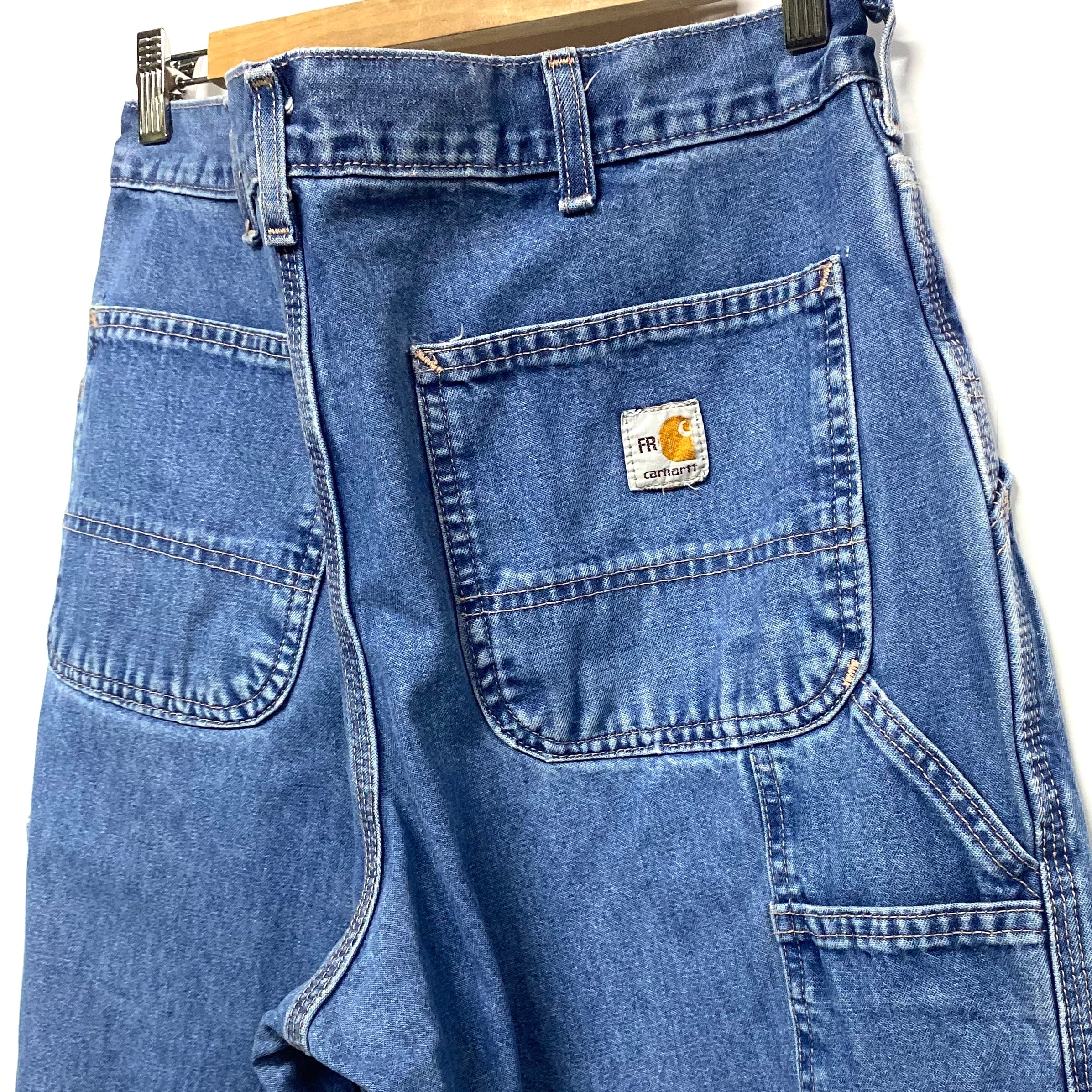 美品 Carhartt カーハート W38L32 FR デニムペインターパンツ