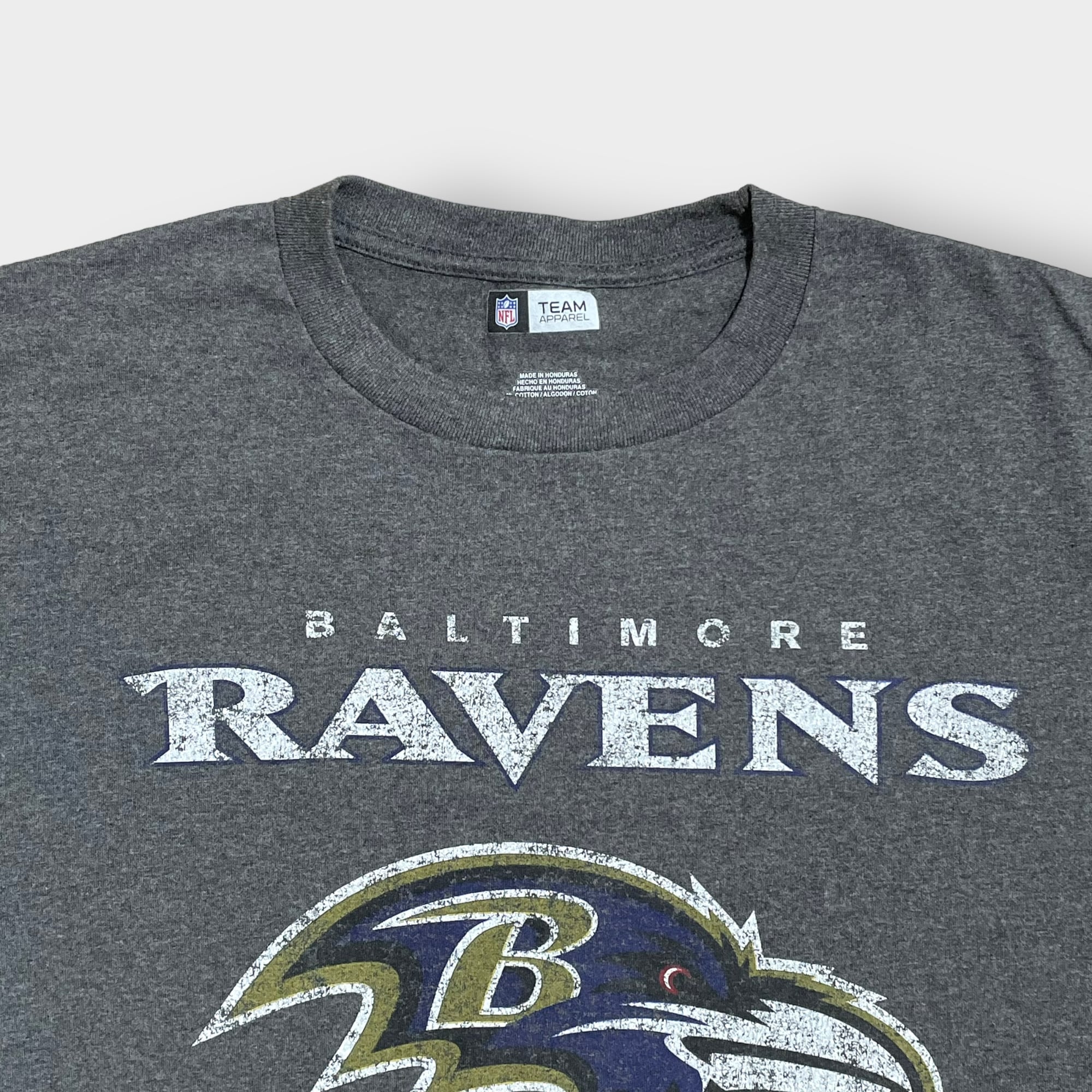 NFL RAVENS 刺繍 ロゴ チーム ナイロンジャケット オーバーサイズ