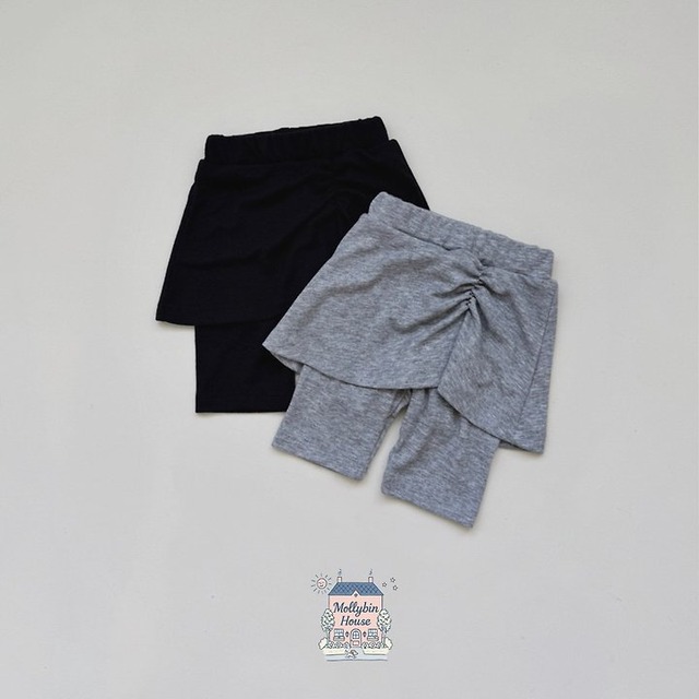 【取寄】mollybin｜core skirt leggings｜コアスカートレギンス｜XS-JS｜kids&jr｜26 autumn