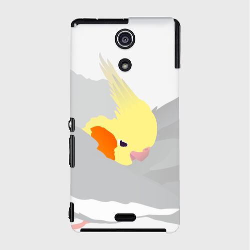 Xperia A もふもふオカメインコ ノーマル ケース