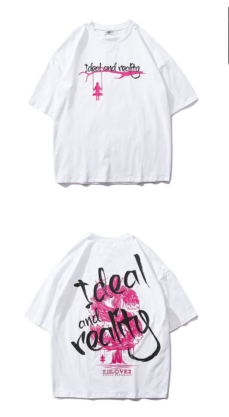 全3色 Tシャツ カットソー プリント カジュアル ユニセックス