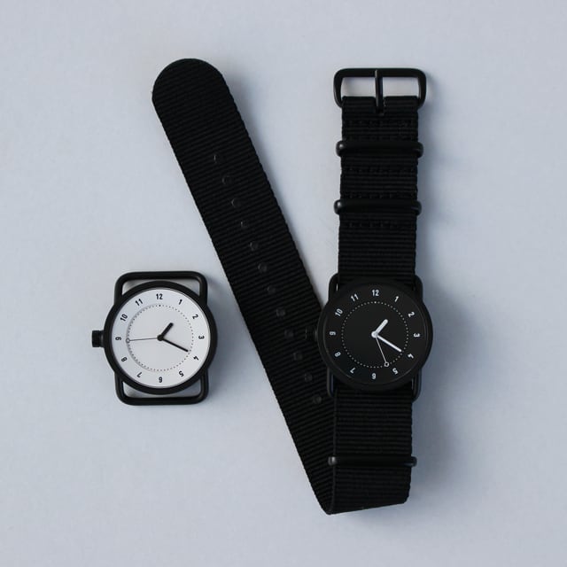 TID Watches mm Black + Nato type Belt "omake"   HAS A SCALE