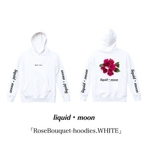 「RoseBouquet-hoodies.WHITE」