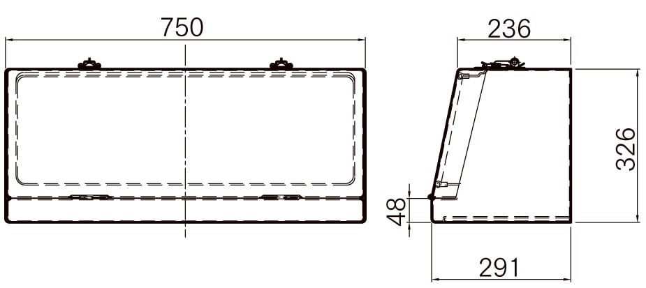 FRP工具箱【FK-750B　黒】