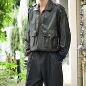 BURMA RUN leather flight jacket