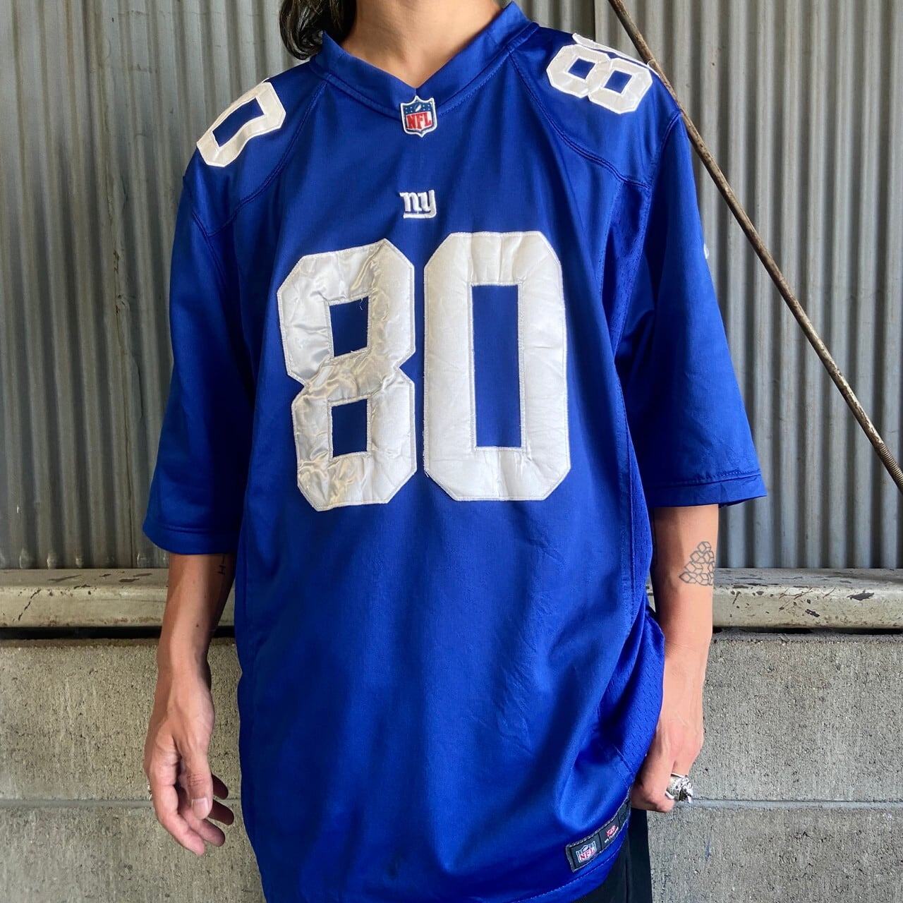 NIKE ナイキ NFL ニューヨーク・ジャイアンツ CRUZ 80 ゲームシャツ 