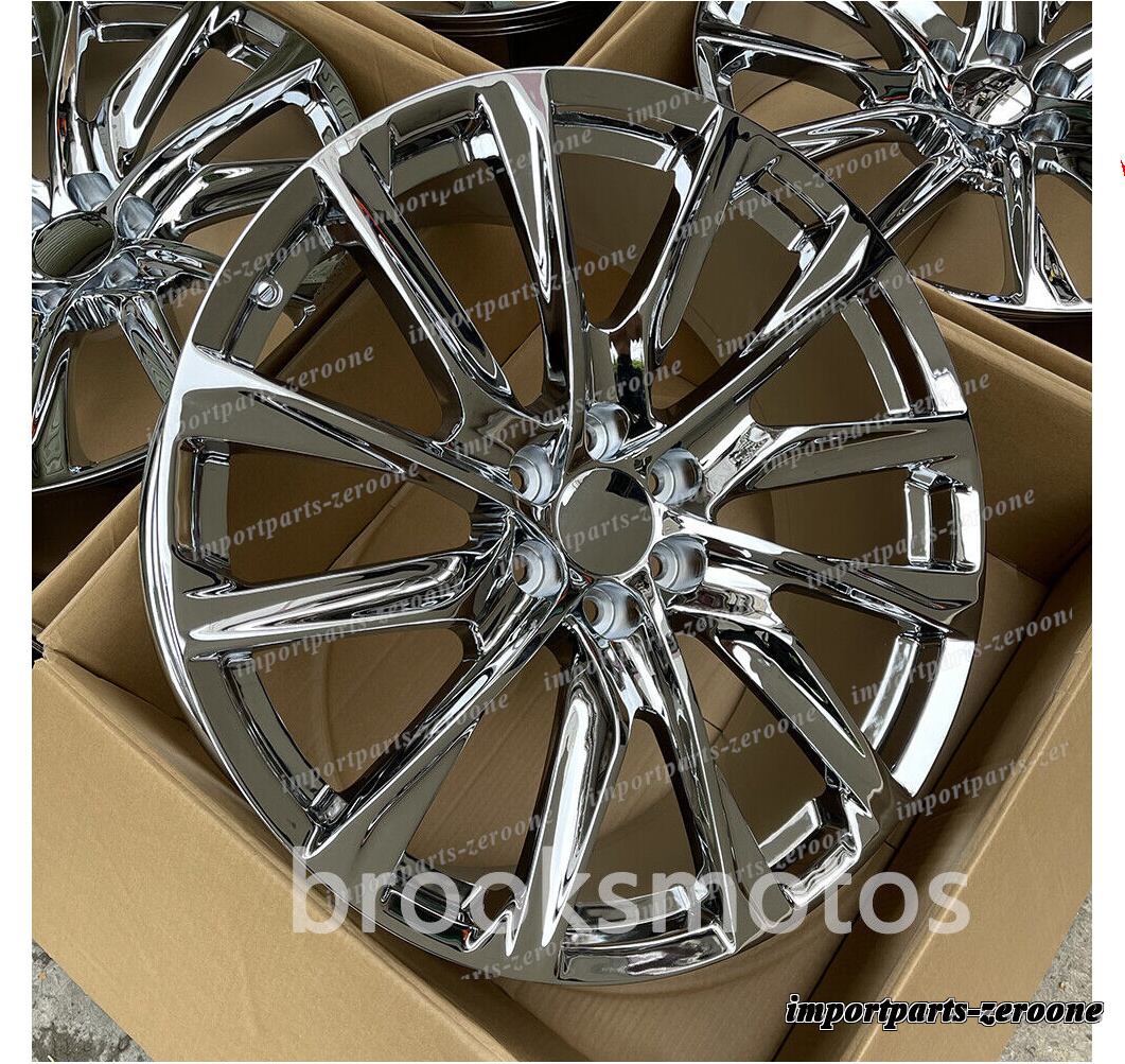 k*0様 22インチ クロームホイール 4個セット　キャデラック　エスカレード 22インチ NEW クロームスタイル ホイール キャデラック エスカレード