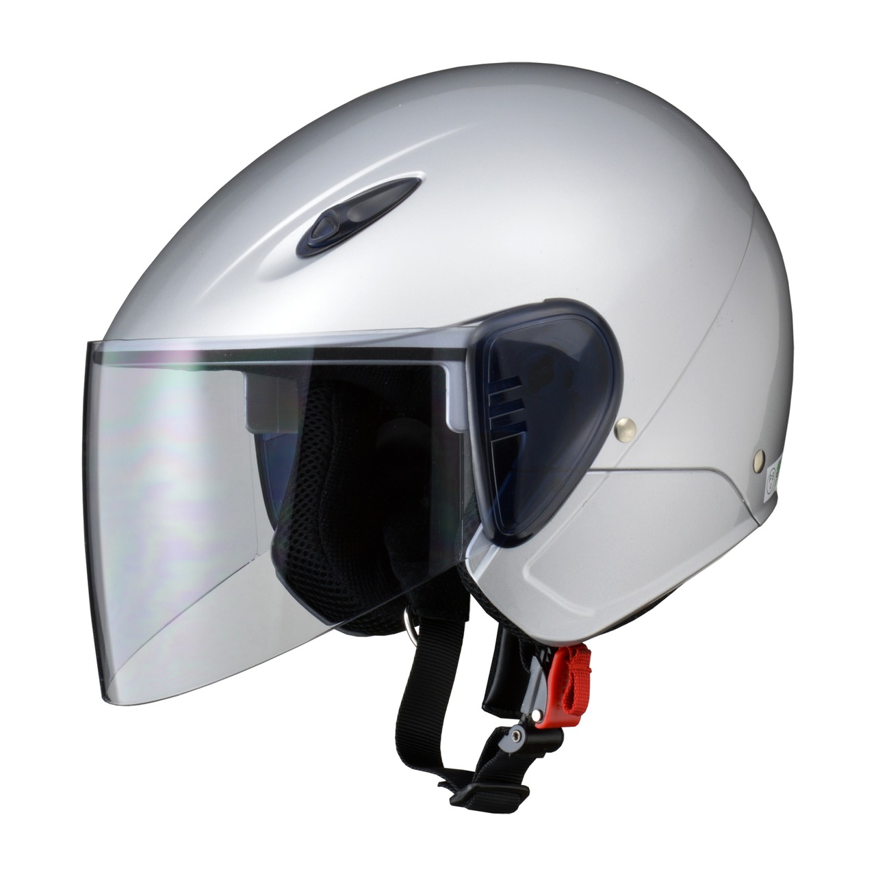 【公式】SERIO RE-35　セミジェットヘルメット　シルバー