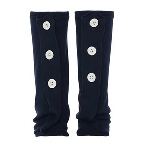 [YOSHUYUKI] Button Decorations Stacked Knit Socks