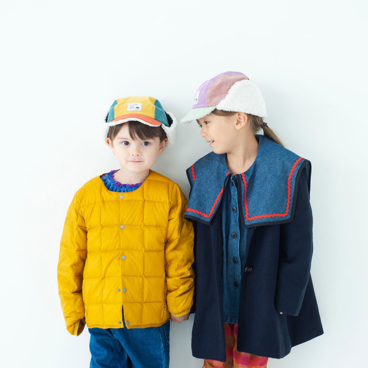 パイロットキャップ【マルチミントグリーン】ブランド 子供 帽子 男の子 女の子 日本製 冬 キッズ ギフト