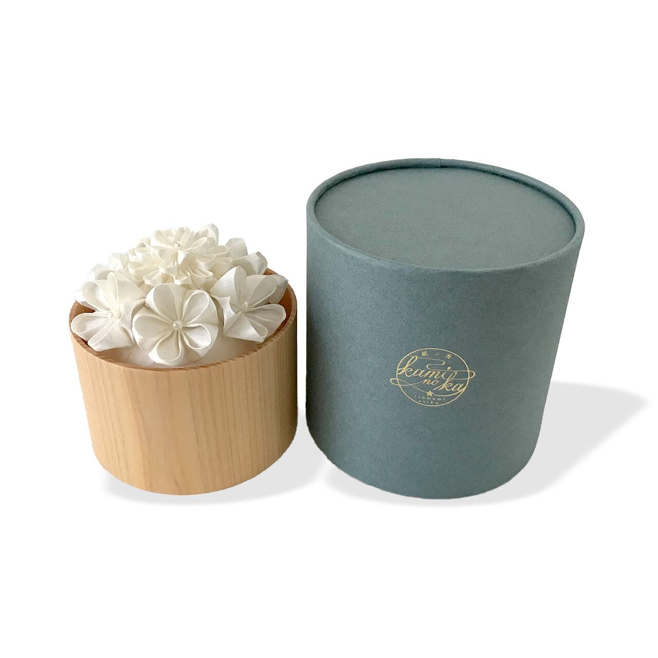 日本製の花篭２個セット kaminoka -紙ノ香- 花かご【アロマディフューザー】 | つまみかんざし彩野