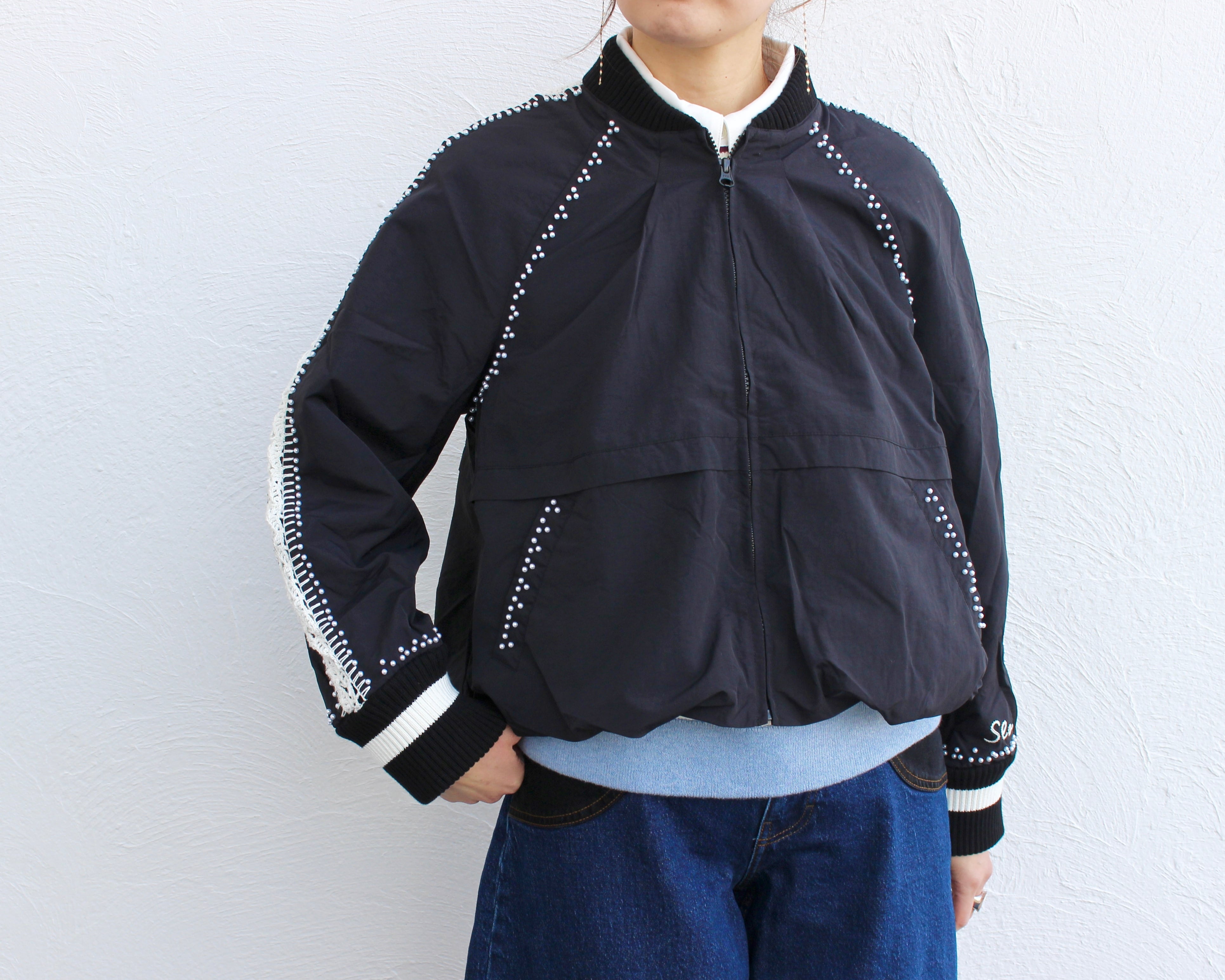 S出品seanewyork a jacket パールジャケット Sea New York/nylon Pearl jacket | Coffee Restaurant & Boutique mari