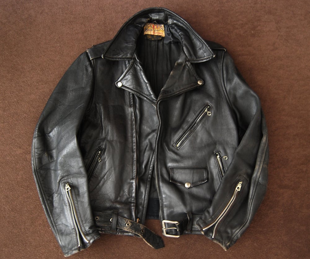 50s〜vintage NELCO BUILT レザーダブルライダースジャケット 40s Nelco Built Wライダース 36 | SECOND TIME GLORY | ヴィンテージ