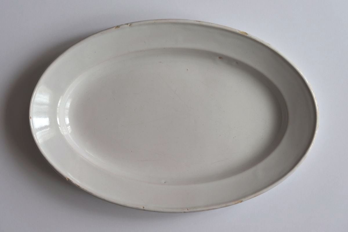 18th -19th C. French Faience Oval Platter