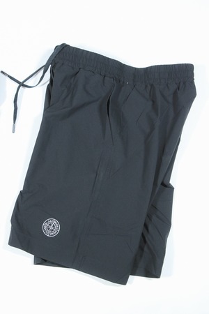 SMOKE ISLAND LOOSE SHORTS [BLACK]