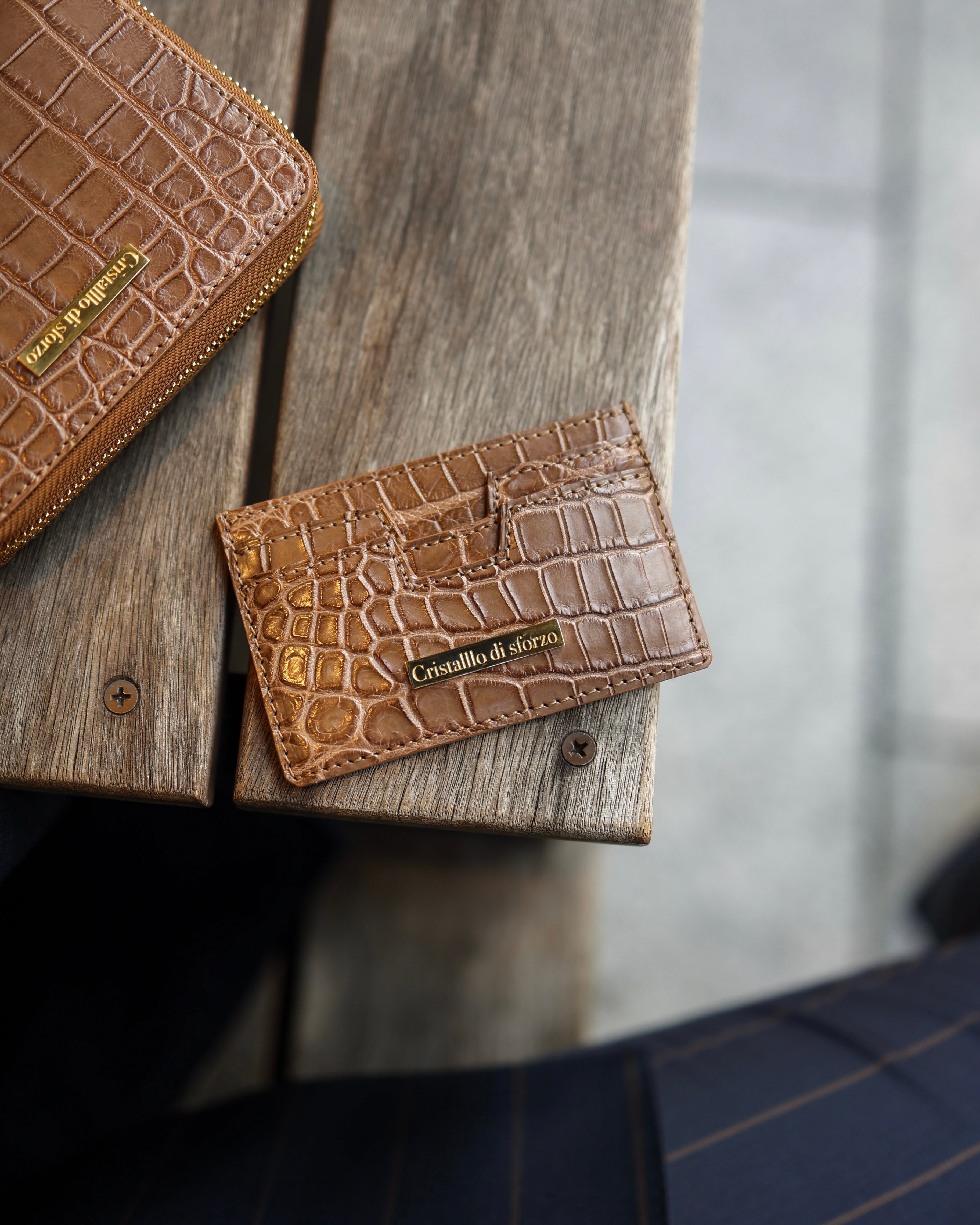 圧倒的高級感】Crocodile Porosus Card Case【最高級ポロサス