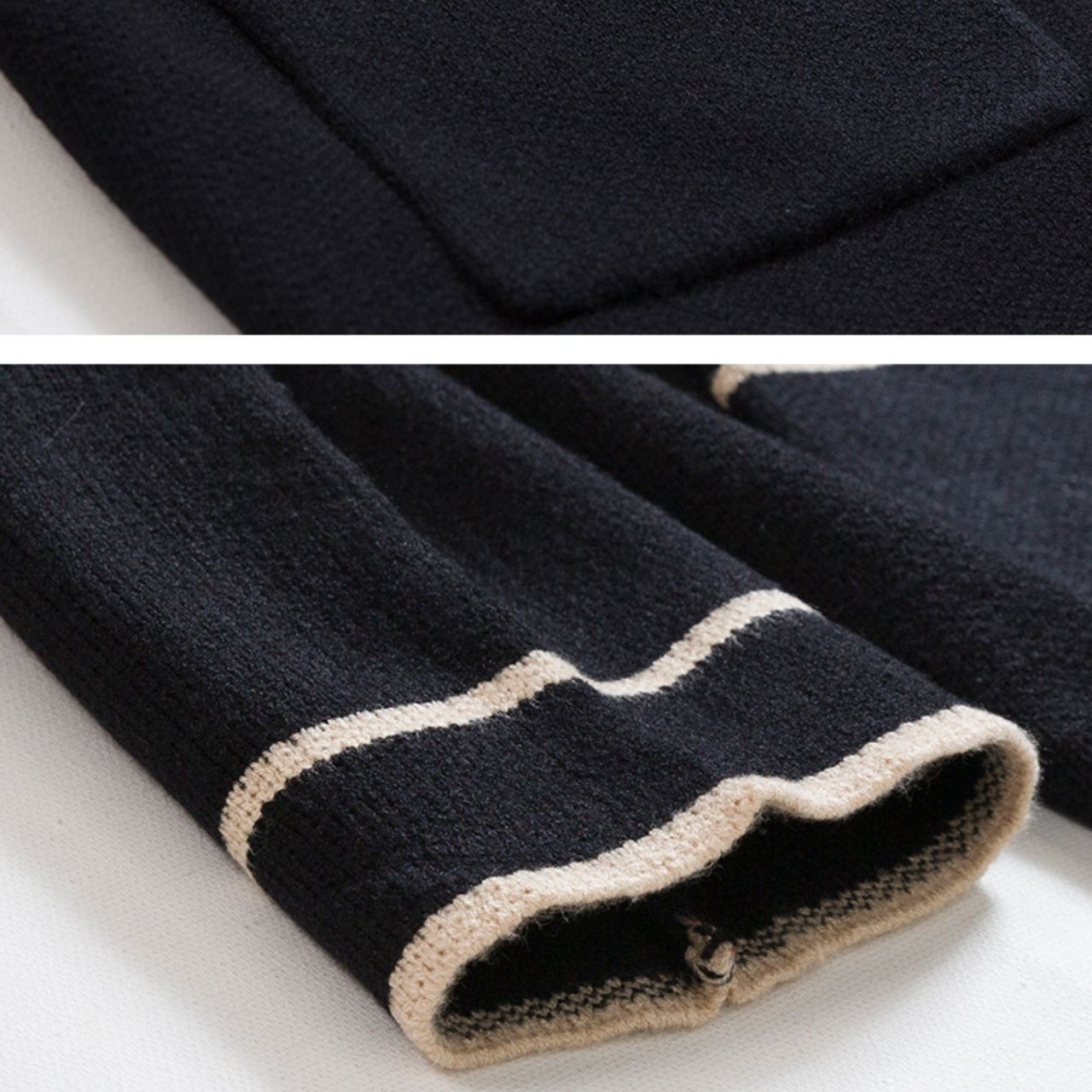 ラインVネックニットカーディガン　MT0080377