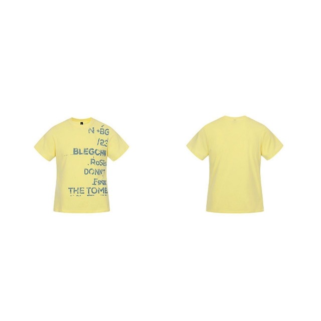 ランダムレタリンググラフィックTシャツ 2col   R02507