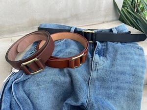 スライドレザーベルト 【ATELIERBRUGGEアトリエブルージュ】