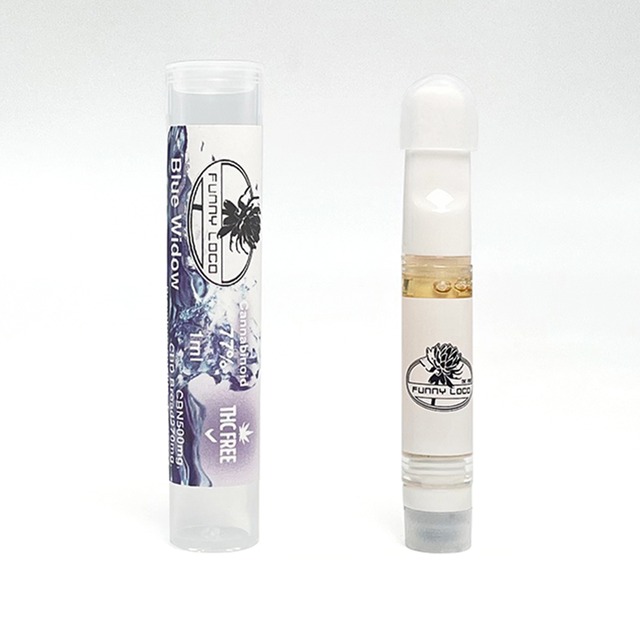 【CBD•CBN】 77% Blue Widow 1ml カートリッジ