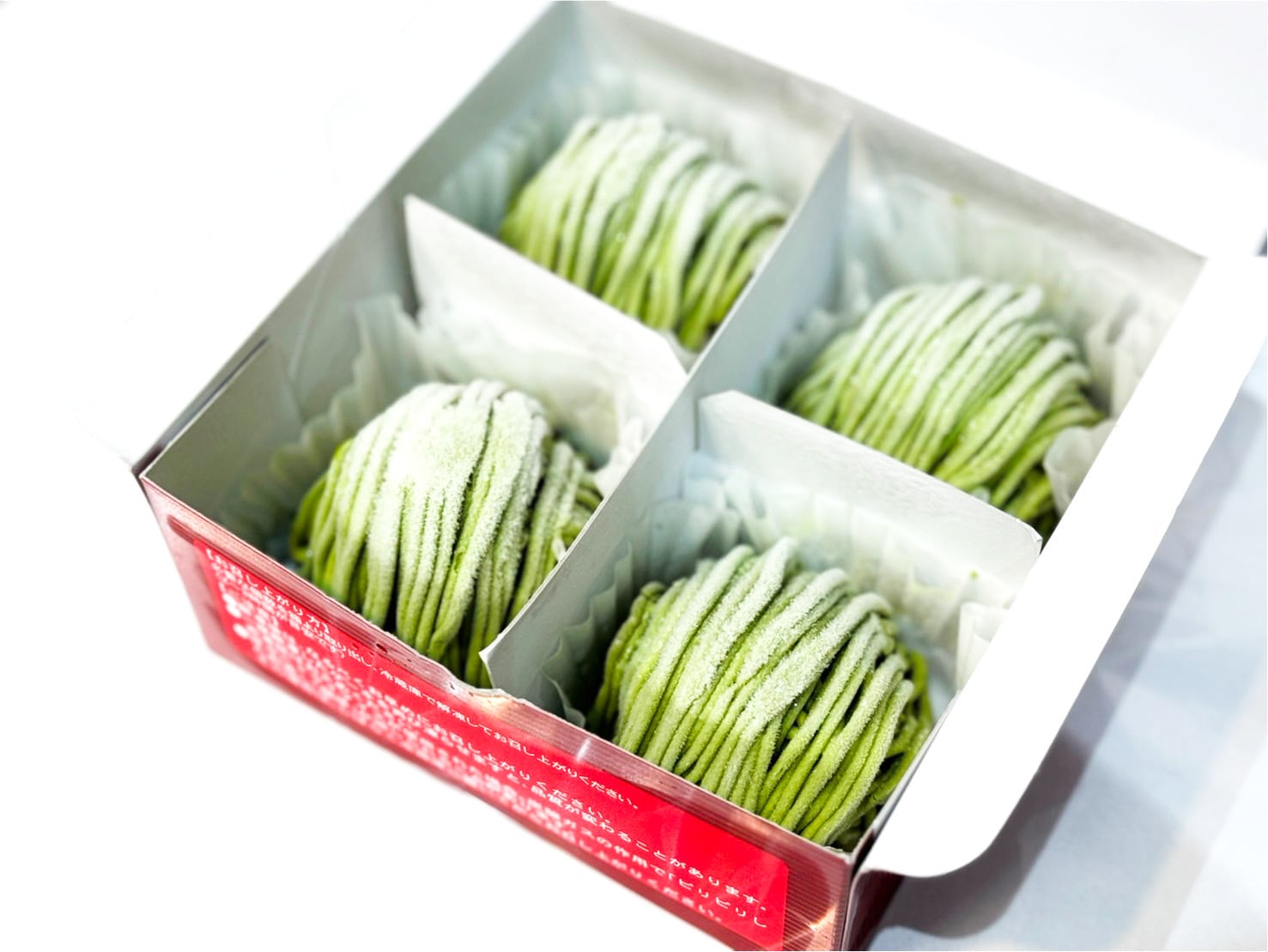 八女茶モンブラン（4個入り）450円/1個 | IMOKURIEMON