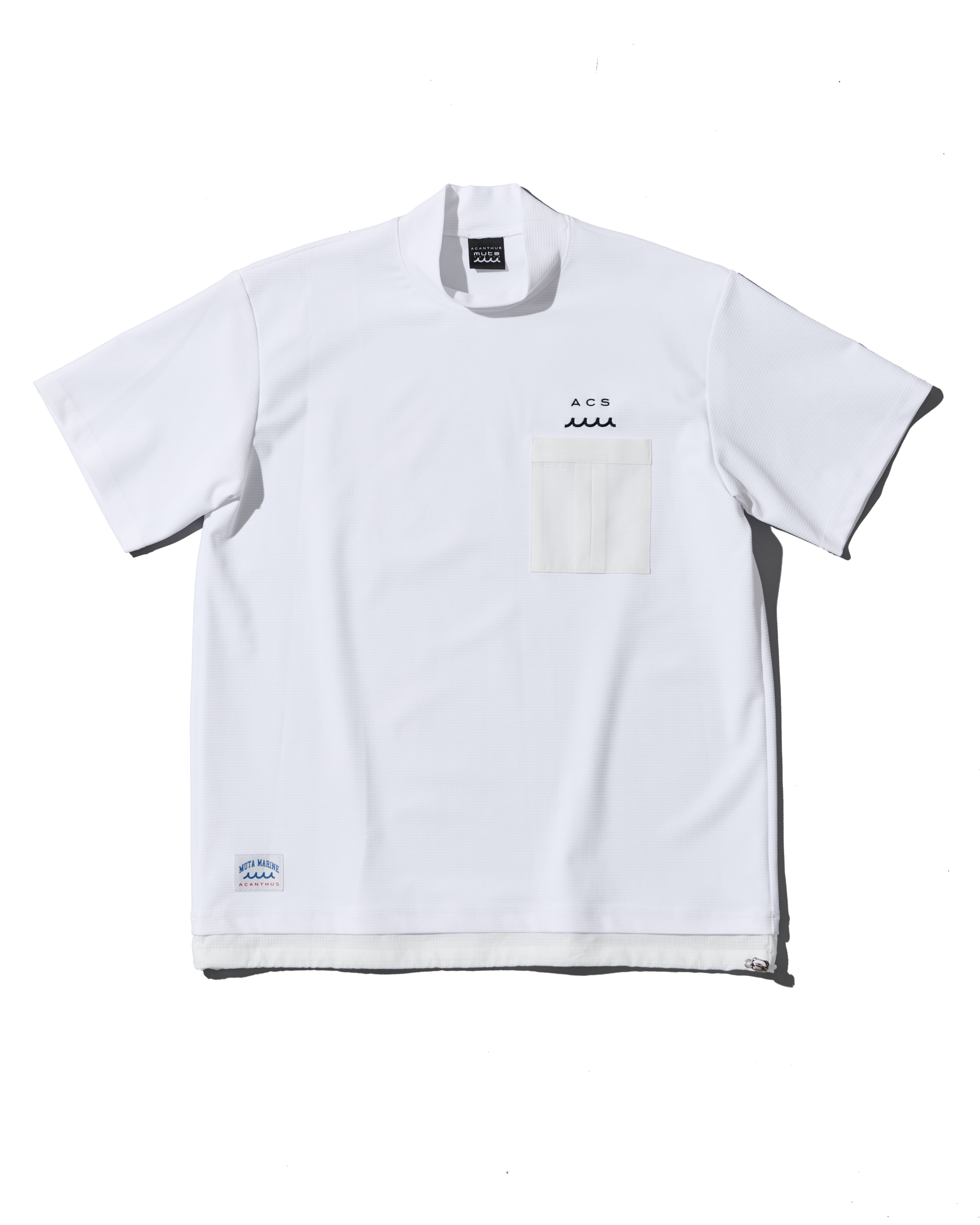 muta MARINE × ACANTHUS / メッシュモックネックTシャツ muta MARINE × ACANTHUS メッシュモックネックTシャツ | ACANTHUS