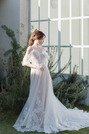 Wedding Dress／rental／A Line ／DR6013 （旧品番DR2013）