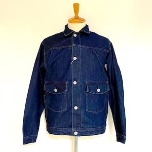 12.5oz Big Silhouette Denim Jacket　Indigo Dark