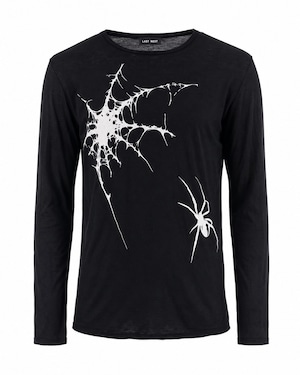 LAST NEST / spider web see-through LS t-shirts
