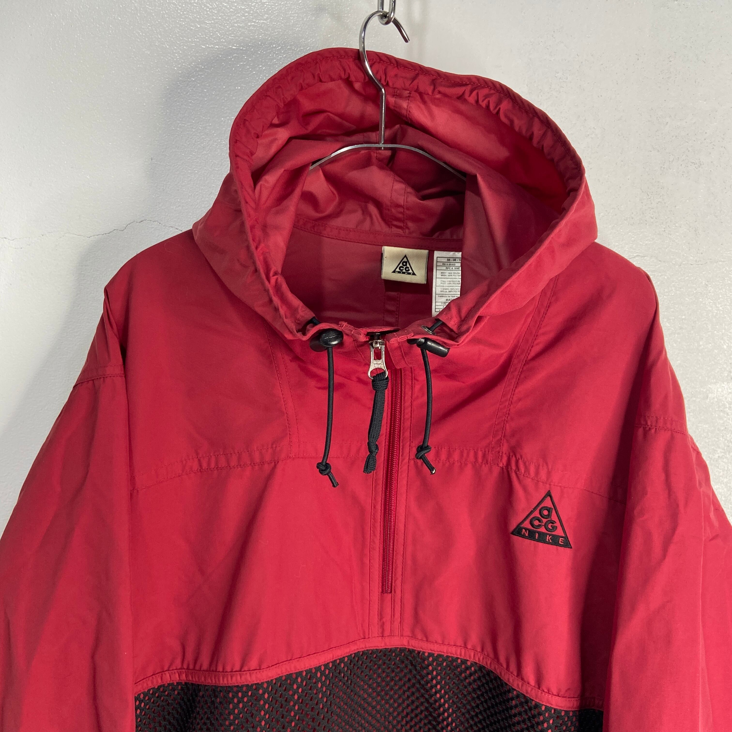 送料無料』90s acg NIKE アノラックパーカー ナイロン s メッシュ 