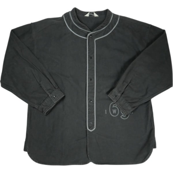 Size【L】 TENDERLOIN テンダーロイン BASEBALL SHT CHARCOAL ベース