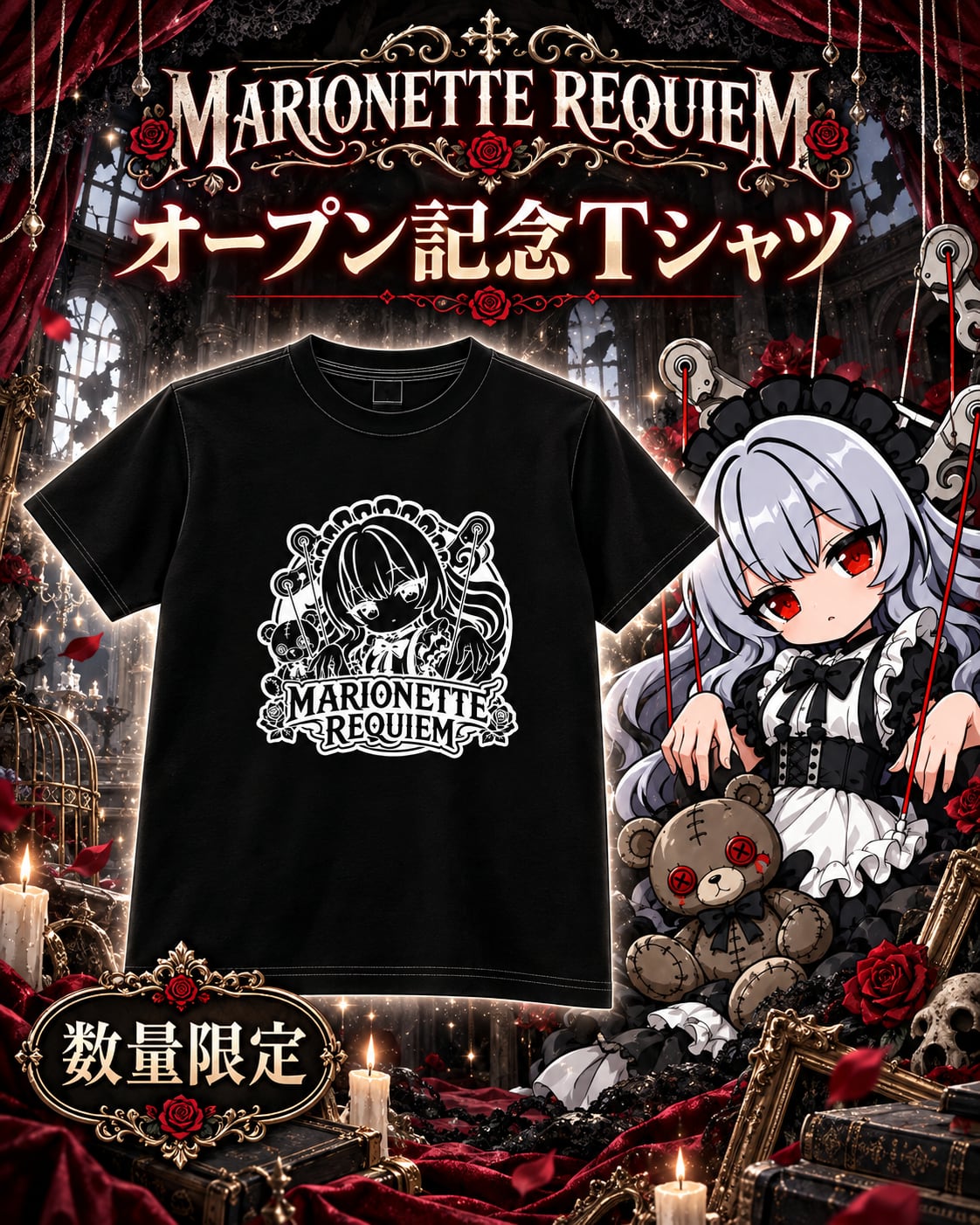 【オープニング記念】マリオネットレクイエムTシャツ