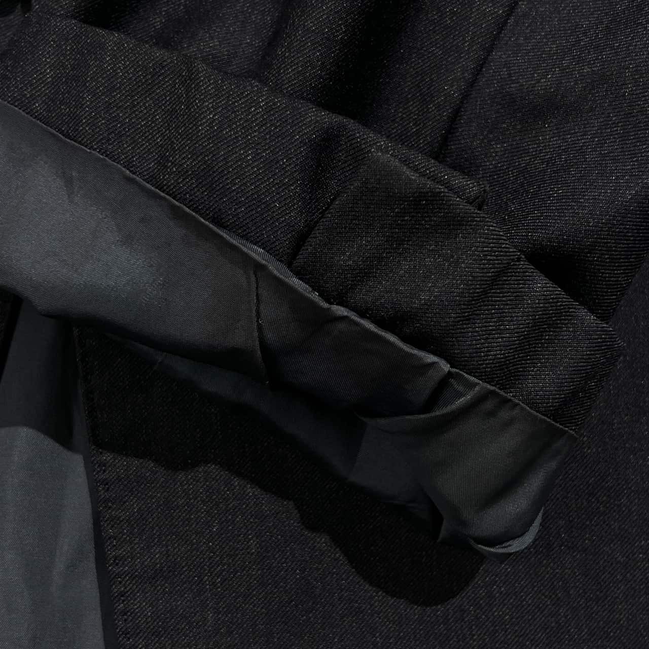 イタリア製 ARMANI COLLEZIONI アルマーニコレツィオーニ 段返3B テーラードジャケット 52/R/ダークグレー ブラック系 メンズ