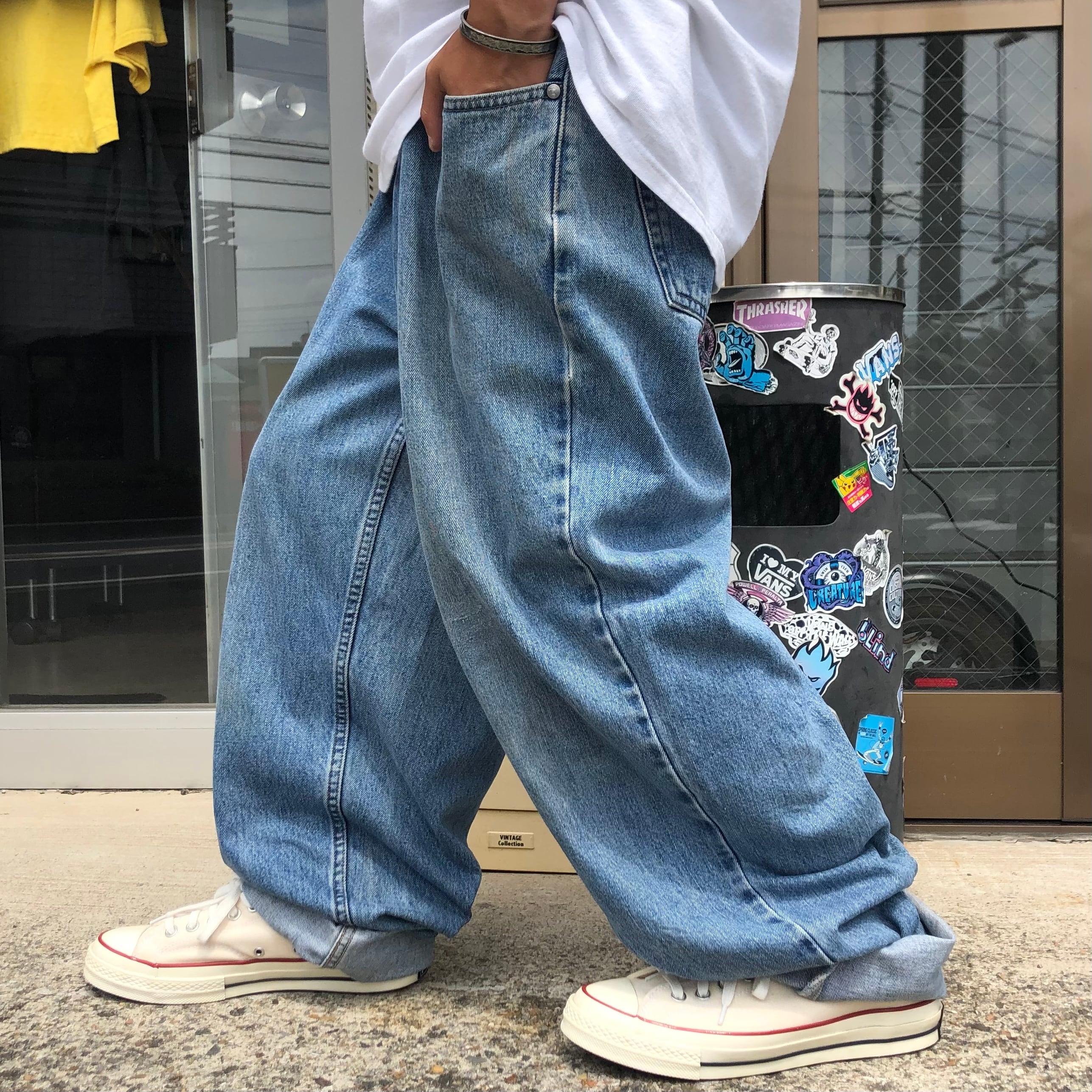 パンツLevi’s silver tab baggy  ブラック