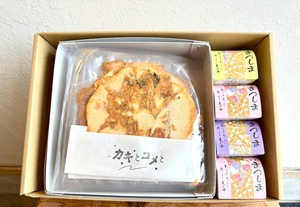 カキとコメと、和菓子まつしま　ギフトセット
