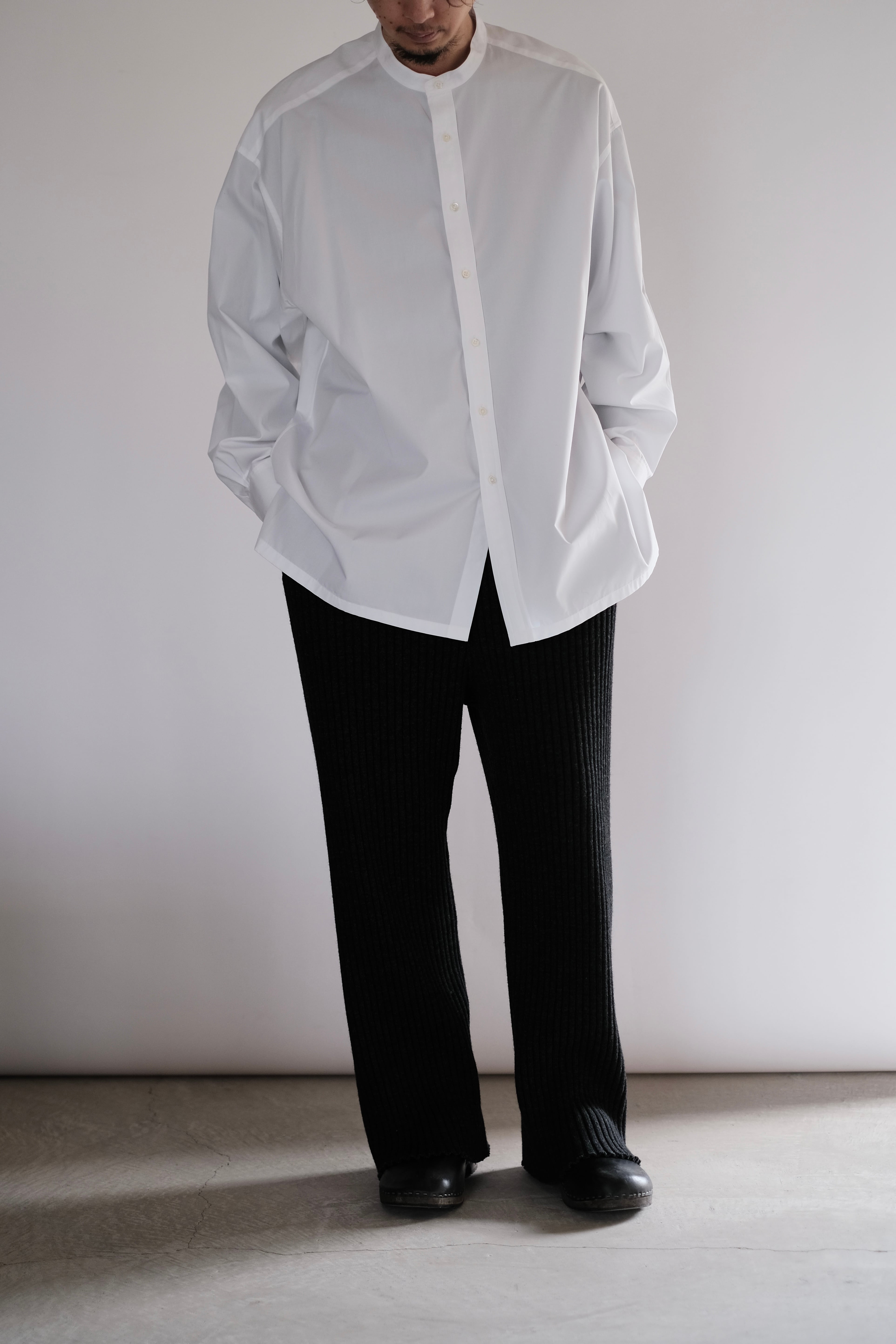 いかがでしょうかGraphpaper High Count Band Collar Shirts