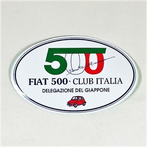 FIAT 500 CLUB ITALIA DELEGAZIONE DEL GIAPPONE ステッカー