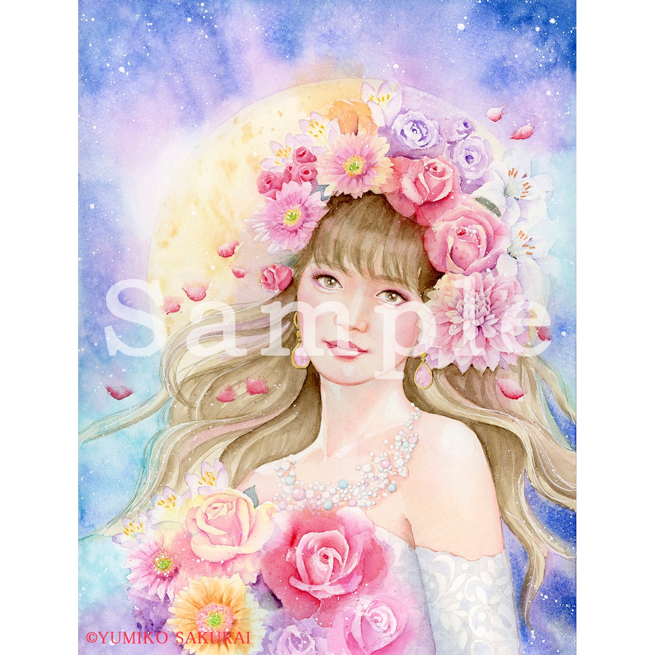 オーダー参考画像 オーダーメイド 絵画 参考作品 水彩画 | 幸せの 