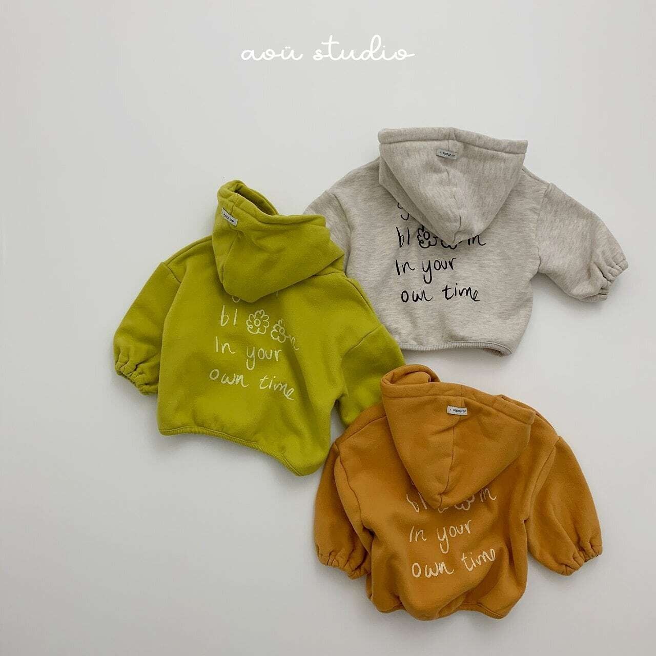 〖取寄〗韓国子供服 / 26winter / aoustudio /ボリュームシルエット フードMTM / キッズ服 *XS~L*