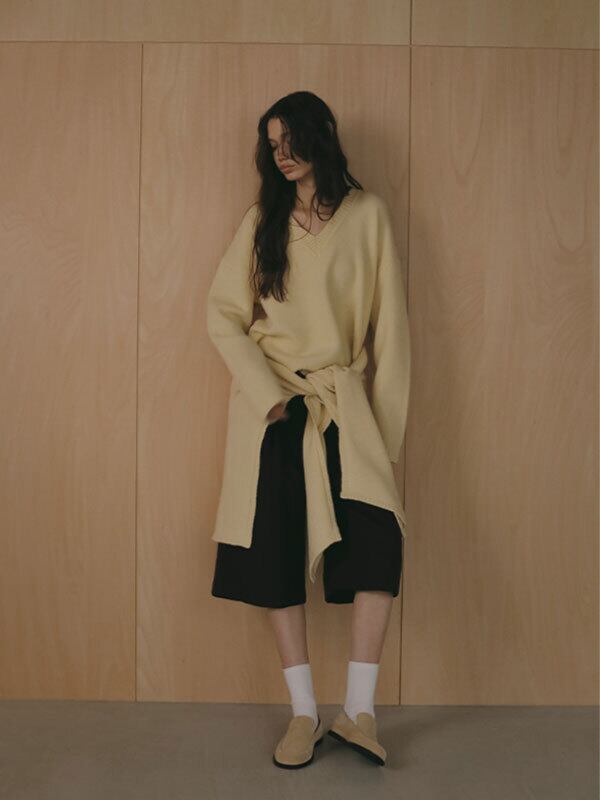 ETRE TOKYO(エトレトウキョウ) レイヤードニットラップスカート
