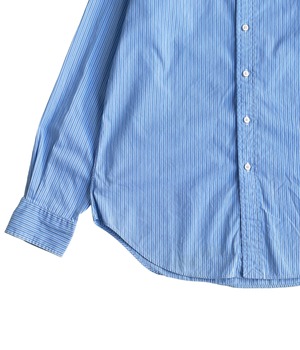 Used 00s 15-1/2 horizontal color stripe shirts -Polo Ralph Lauren-