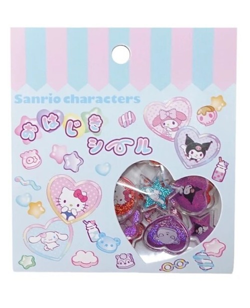 【6月下旬/正規品】サンリオ/おはじきシール/クロミキティマイメロシナモン