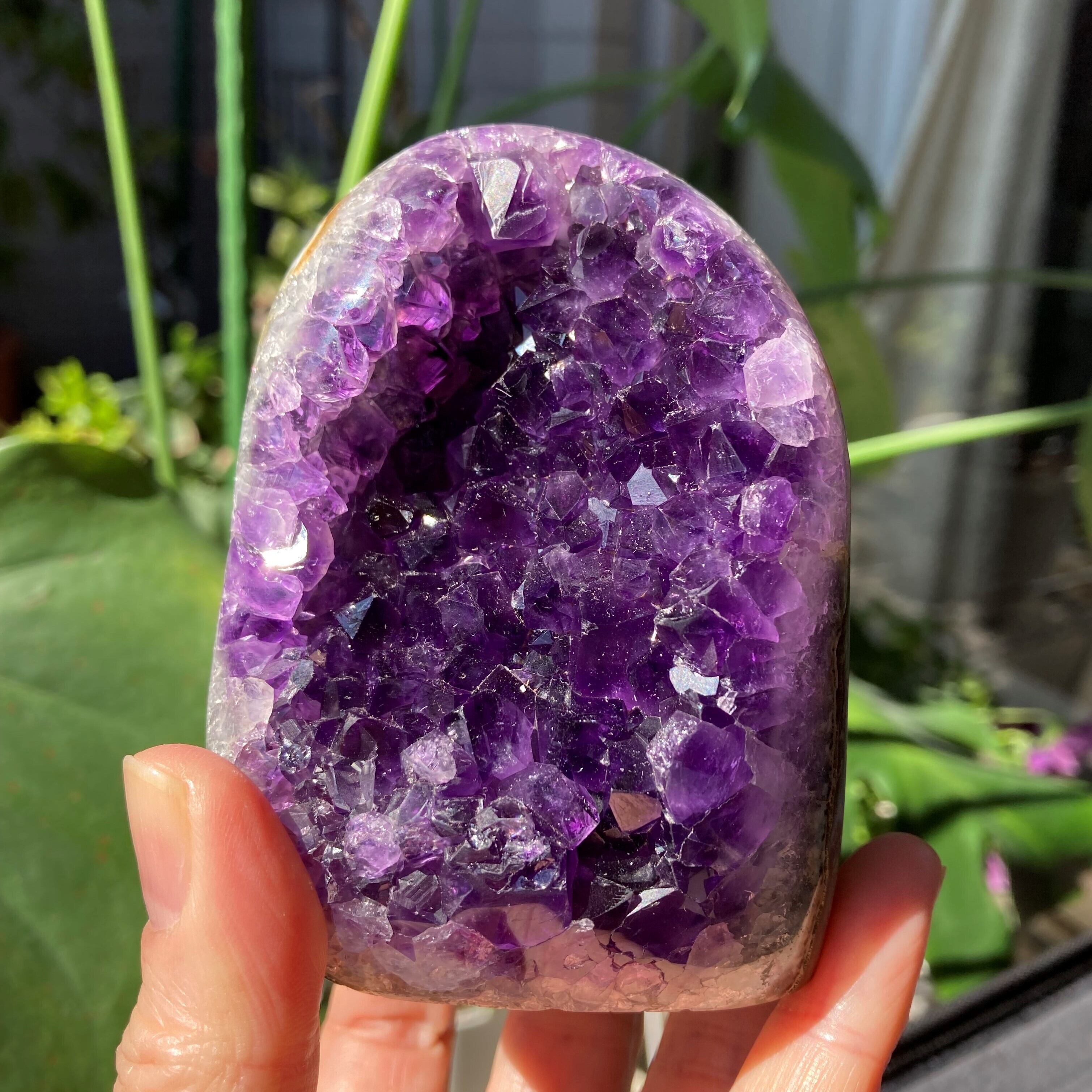 ウルグアイ産 底切アメジストクラスター 508g | M Minerale