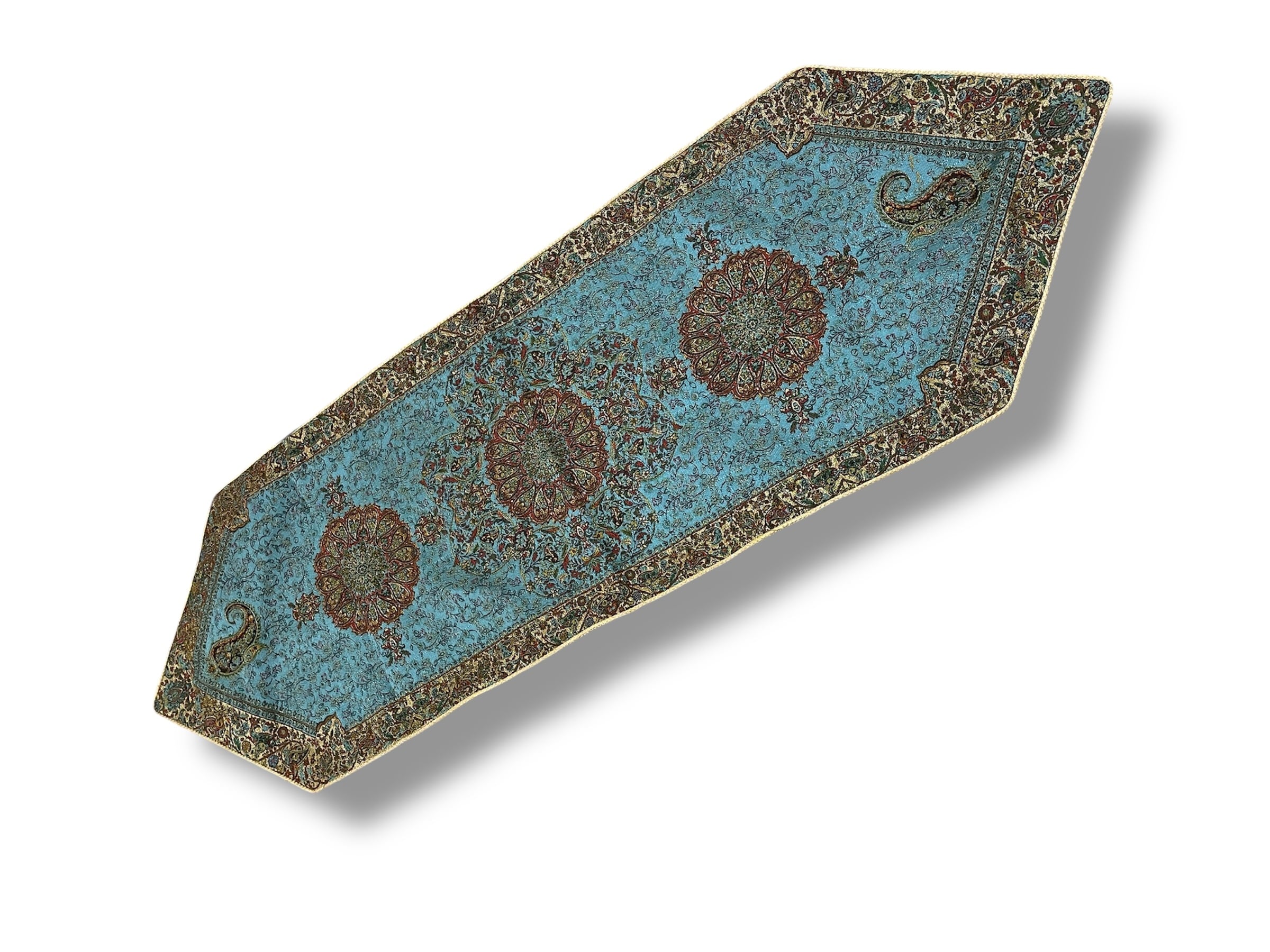 テーブルランナーテルメ ターコイズブルー | zakurotokyo