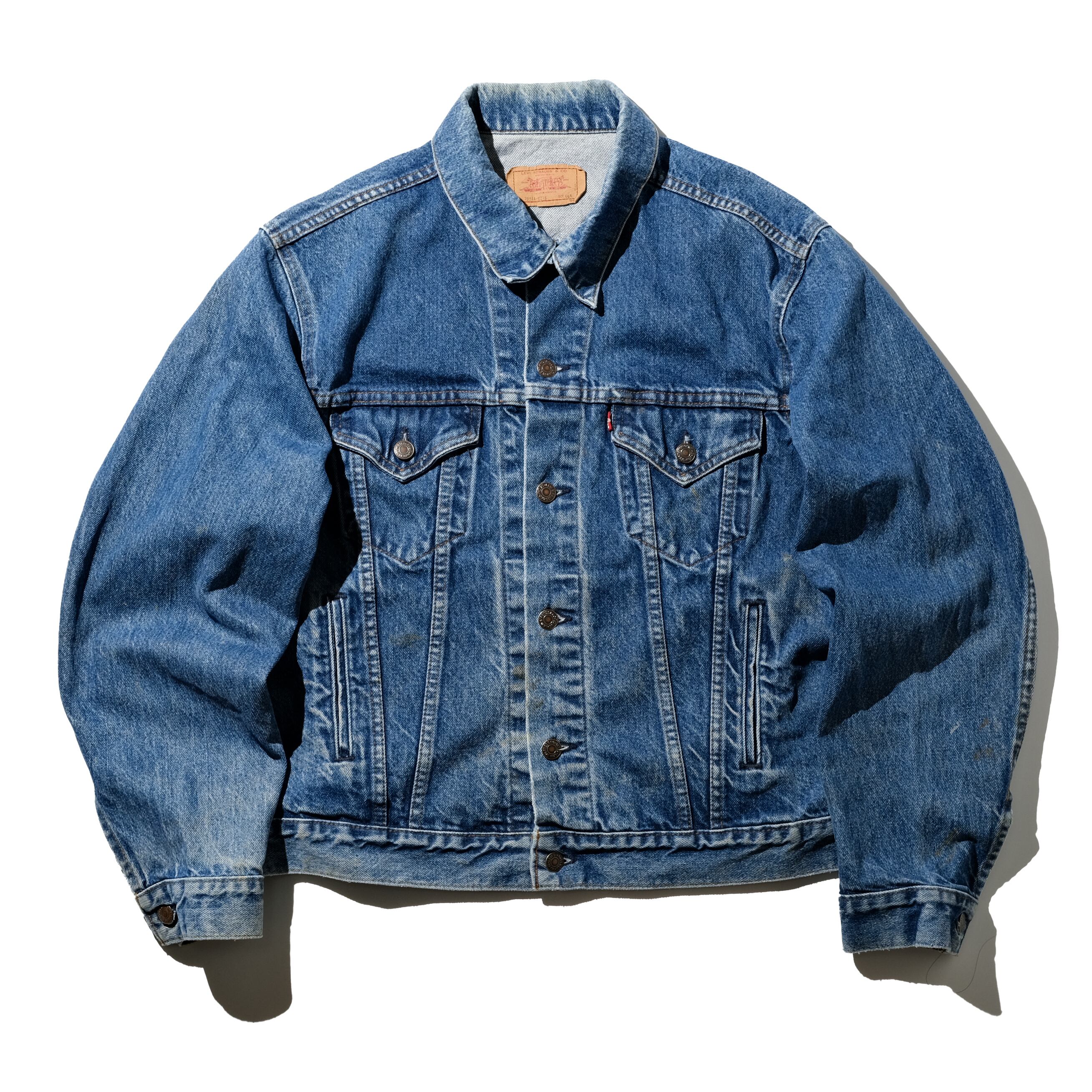 80's Levi's 70506 denim trucker jacket made in USA size"46"