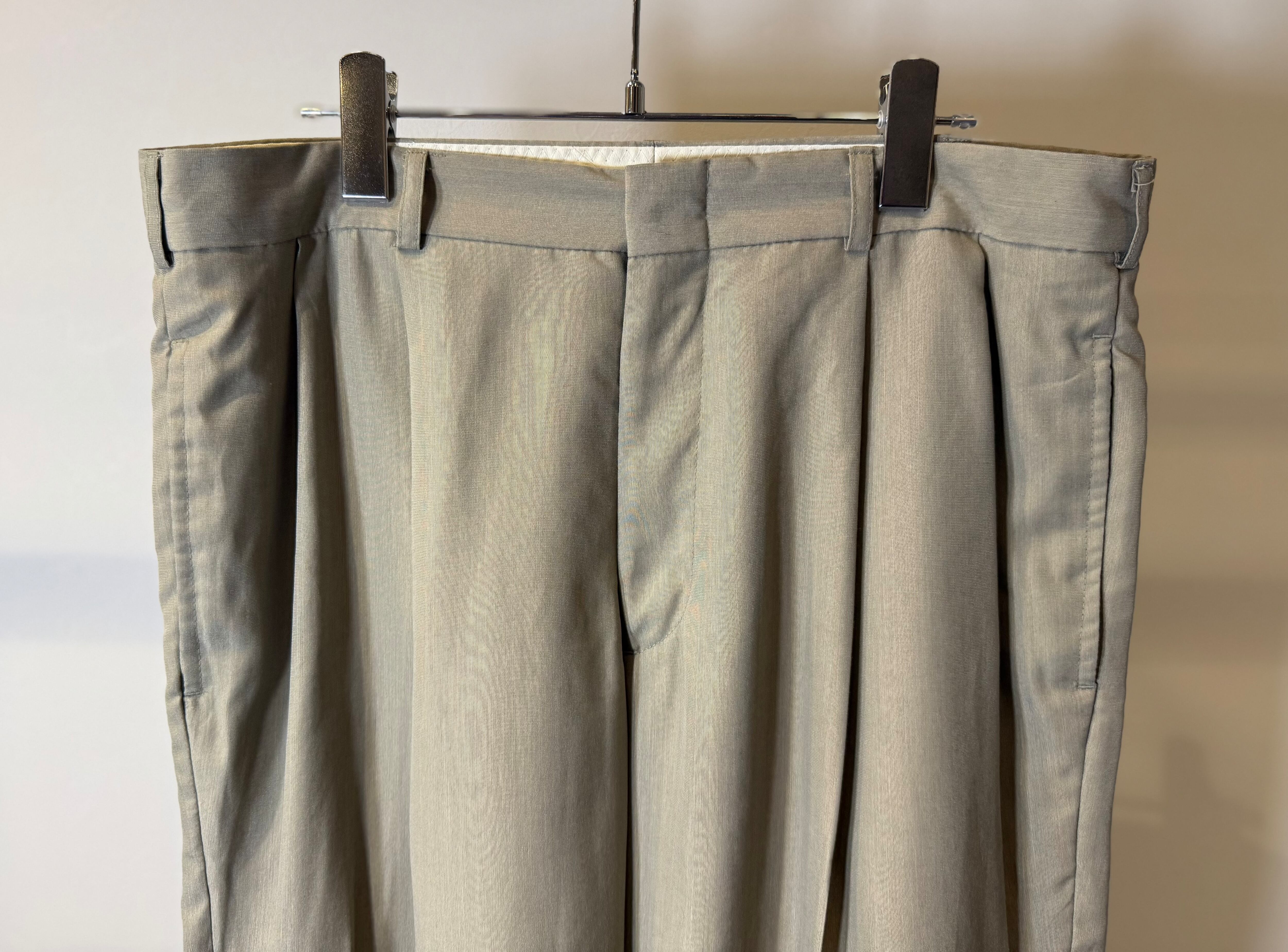 90's PERRY ELLIS 2Tuck Wide Slacks | ancient