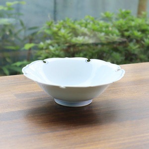 波佐見焼　渕サビゴス線桔梗渕取鉢 12-034