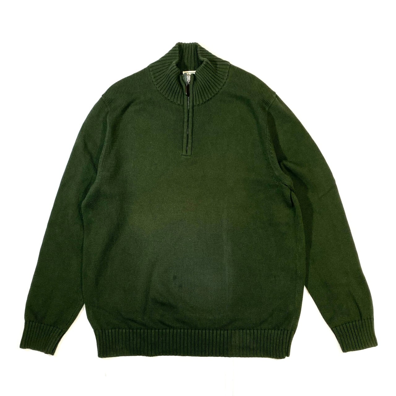 90年代 エルエルビーン L.L.Bean コットンニットハーフジップセーター メンズL ヴィンテージ /eaa367550