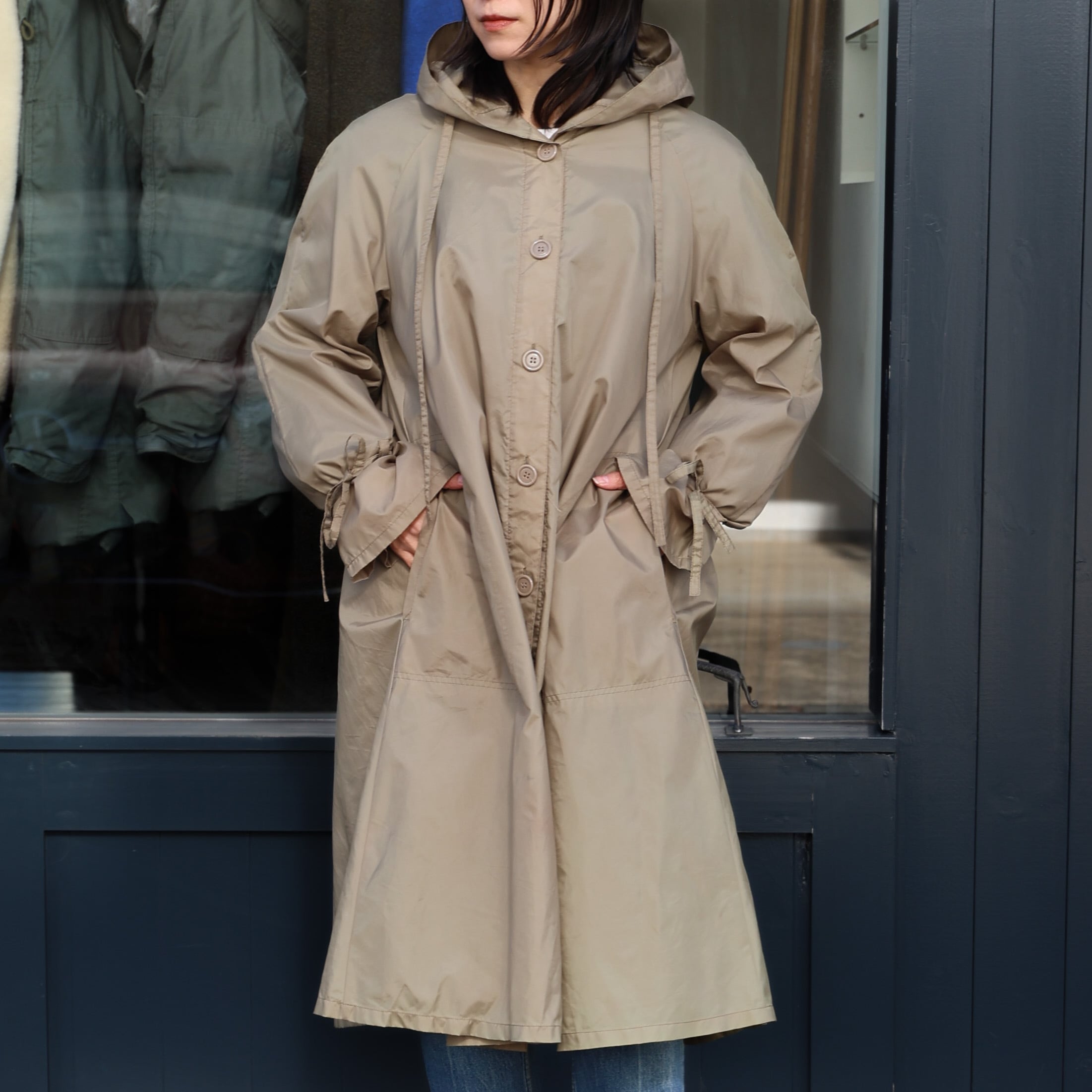 70~80s THE totes COAT Nylon A-Line Coat