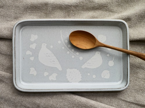 森のトレイプレート（長方形）